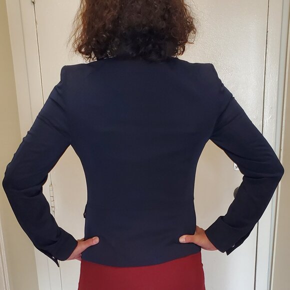 Stylish Anne Klein Silky-Polyester Blazer - Picture 5 of 7